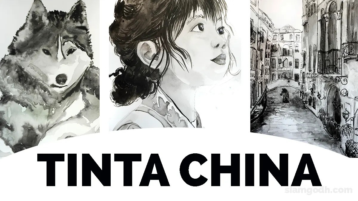 Curso de tinta china por siamgodh artista Visual En este curso de pintura acrílica aprenderás a manejar el material para que puedas pintar tus ideas y proyectos artísticos, para crear tus propias obras. Para ello te enseñaré las técnicas del uso del material donde te mostraré ejercicios prácticos para que conozcas como pintar el vidrio, los metales y las flores como elementos más comunes del bodegón. Además, pintaremos paisajes y un retrato donde te daré varias recomendaciones que te servirán para tus creaciones. Cada ejercicio se muestra con su ejecución completa para paso a paso para que puedas seguir el ejercicio y prácticar la técnica. clases de tinta china curso de tinta china cursos tinta china