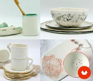 Cursos de artesanías, manualidades, Craft Curso de Cerámica en casa para principiantes