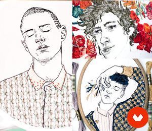 Cursos de artesanías, manualidades, Craft curso de Creación de retratos bordados