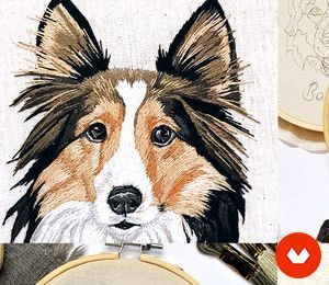 Cursos de artesanías, manualidades, Craft ver curso Needle painting para principiantes