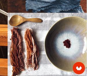 Cursos de artesanías, manualidades, Craft Curso de Teñido textil con pigmentos naturales