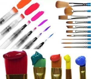 Tinta China Mejores pinceles par pintar, pinceles para pintar en óleo, pinceles para acuarela, pinceles para acrílico, pinceles acrílicos, pinceles para pintar, pinceles, pinceles artísticos,