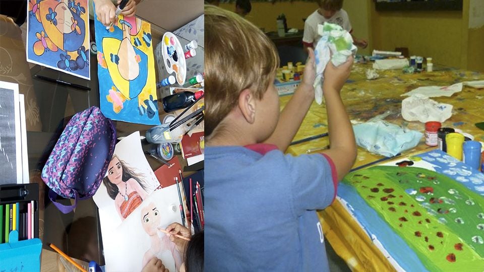 Los mejores juegos con pintura para hacer con niños