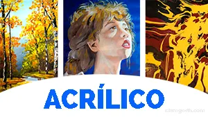 Curso de pintura acrilica por siamgodh artista Visual