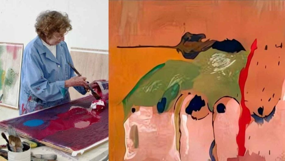 Helen Frankenthaler y su obra: Tales of Genji I