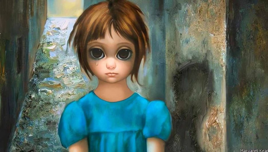 Margaret Keane obra Niña con Ojos Grandes