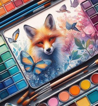 Tipo de pintura similar a la acuarela