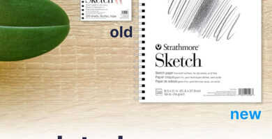 Papel para tinta china: Guía de compra Strathmore Bloc de bocetos de la serie 200, 8.5 x 11 pulgadas, 100 hojas, alambre lateral, cuaderno de bocetos de artista para dibujo, ilustración, estudiantes de clase de arte