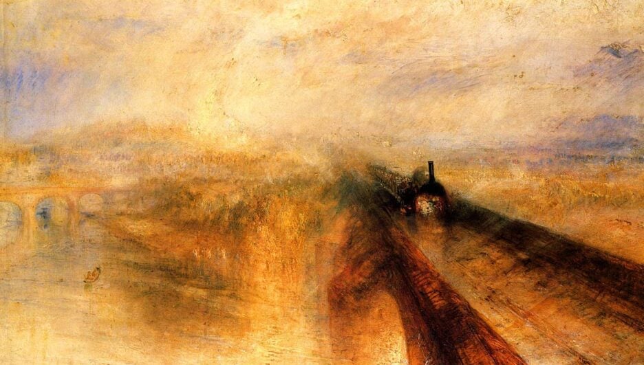 lluvia vapor y velocidad william turner